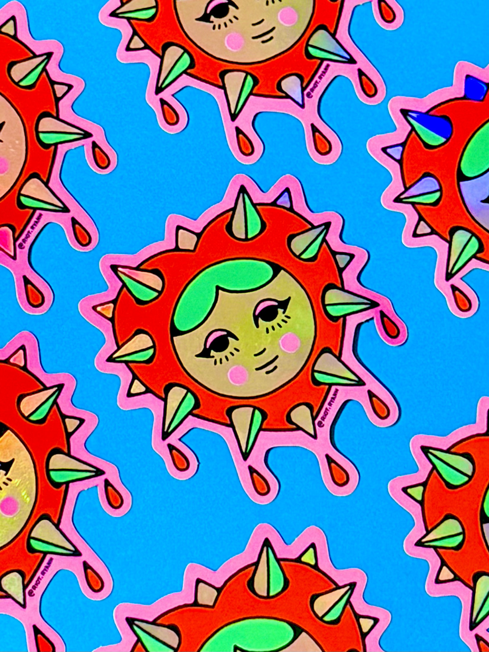 Sticker - Bleeding Heart (Holo)