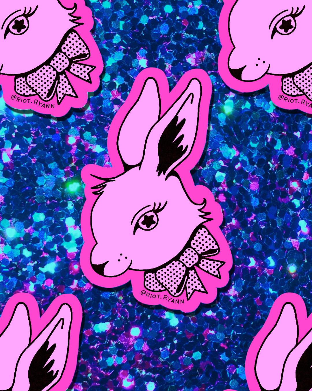 Sticker - Bunny Bow